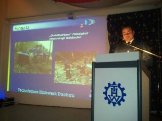 Stefan Löwl - Landratskandidat Dachau, CSU - Weinhachtsfeier THW Dachau