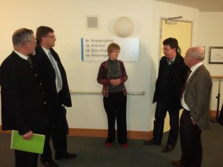 Stefan Löwl - Landratskandidat Dachau, CSU - Besuch im Klinikum Markt Indersdorf