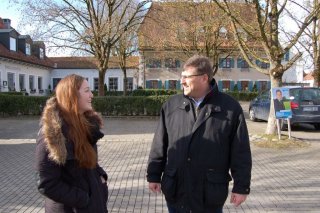 Stefan Löwl - Landratskandidat Dachau, CSU - Unterwegs in Großinzemoos
