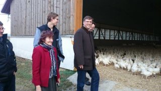 Stefan Löwl - Landratskandidat Dachau, CSU - Besuch zweier landwirtschaftlicher Betriebe im Landkreis Dachau