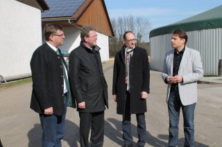 Stefan Löwl - Landratskandidat Dachau, CSU - Staatsminister Dr. Marcel Huber besucht den Landkreis Dachau