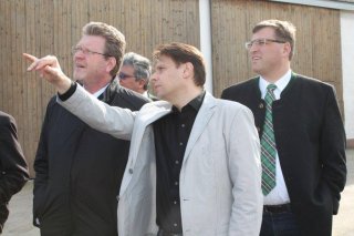 Stefan Löwl - Landratskandidat Dachau, CSU - Staatsminister Dr. Marcel Huber besucht den Landkreis Dachau