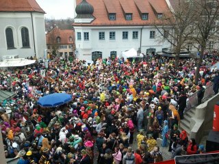 Stefan Löwl - Landratskandidat Dachau, CSU - Faschingstreiben 2014 in Dachau