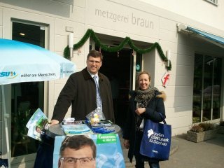 Stefan Löwl - Landratskandidat Dachau, CSU - Infostände in den drei Gemeinden der VG