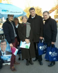 Stefan Löwl - Landratskandidat Dachau, CSU - Gestern beim Info-Stand in Röhrmoos