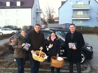 Stefan Löwl - Landratskandidat Dachau, CSU - Gestern beim Info-Stand in Röhrmoos